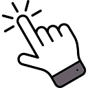 클릭 유도 아이콘